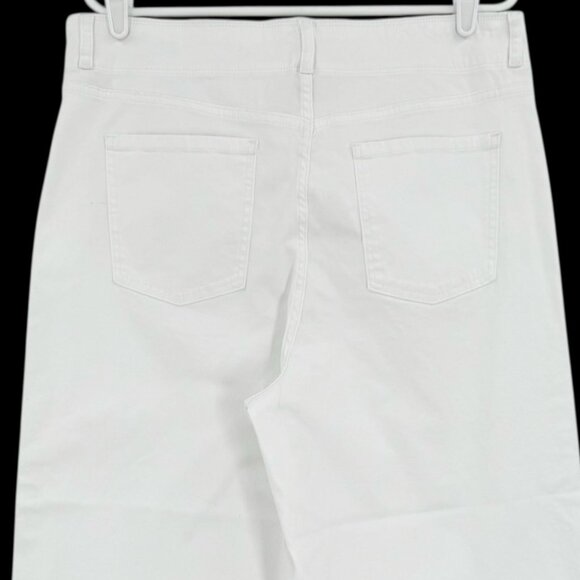 Gloria Vanderbilt Women's Shape Effect Tummy Sculp White Culotte Pants Size 14 - Picture 4 of 11